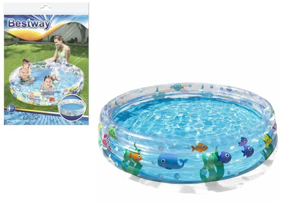 bestway dječji bazen na napuhavanje sea world 152 x 30 cm - slika 2