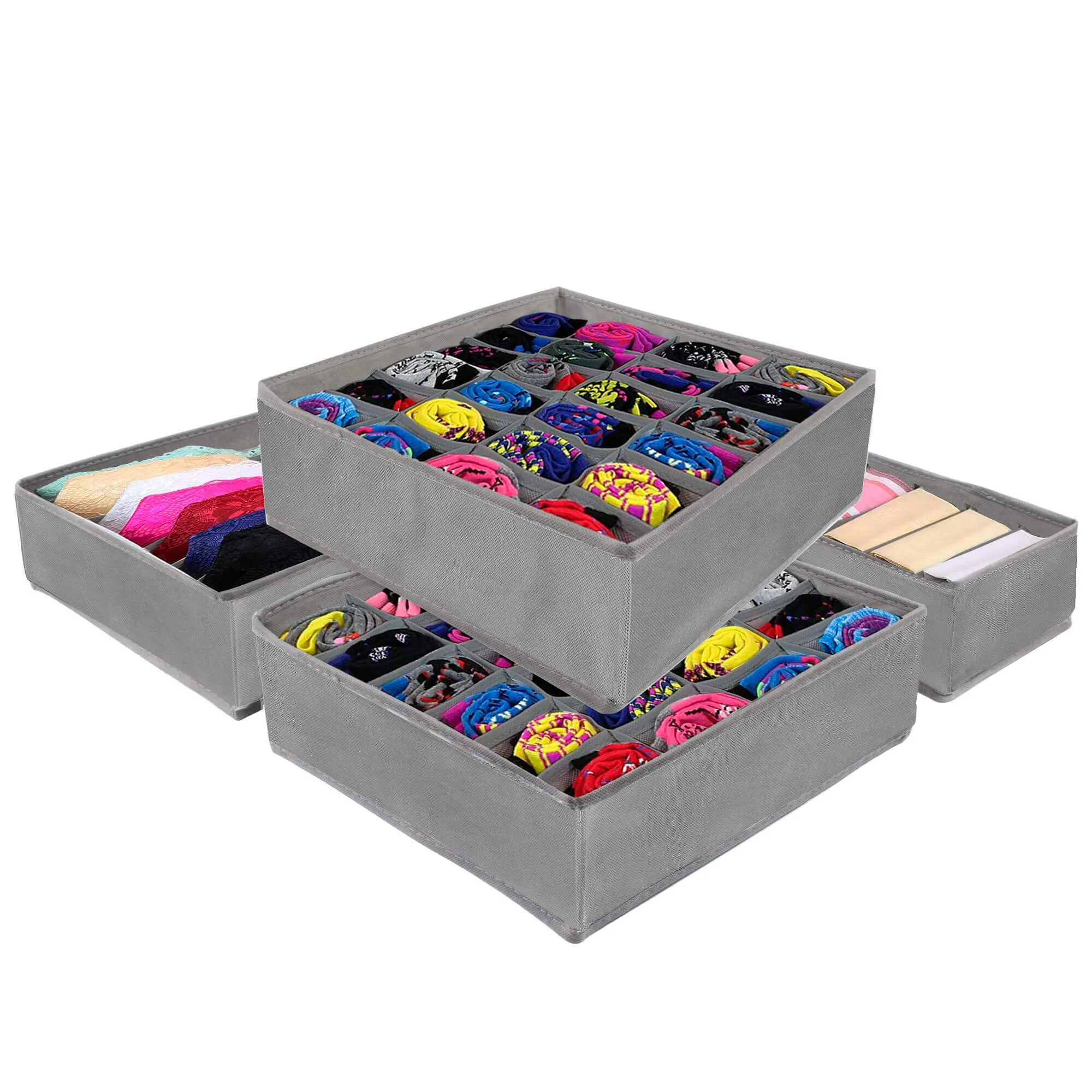 organizator ladica, siva - slika 9
