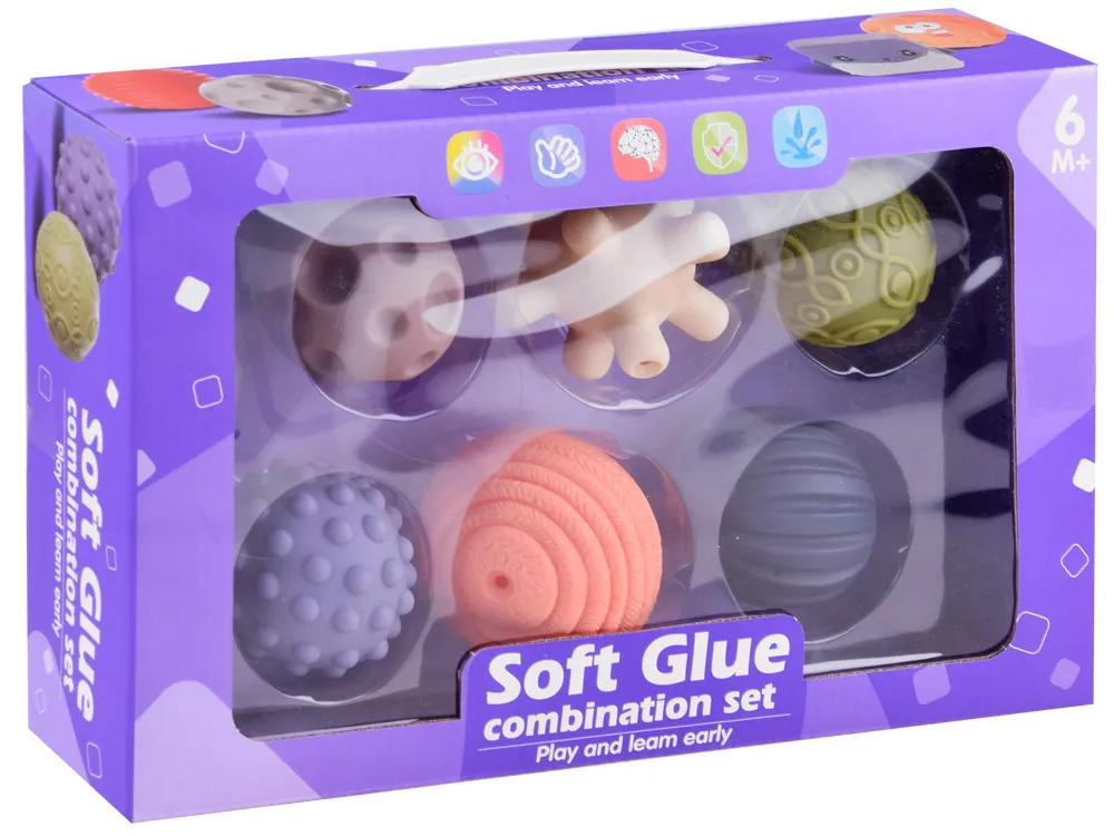 set senzoričkih loptica 6 kom. za4470 - slika 6