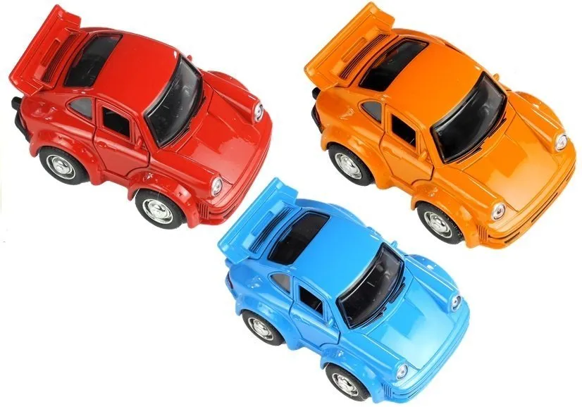 metalni automobili na navijanje - stari klasični modeli u više boja - slika 9