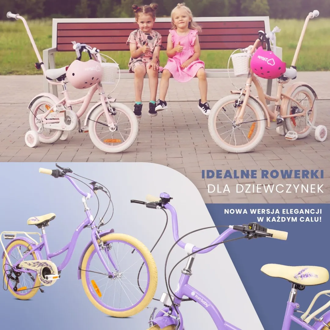 dječji bicikl flower 20" - lavanda - slika 8
