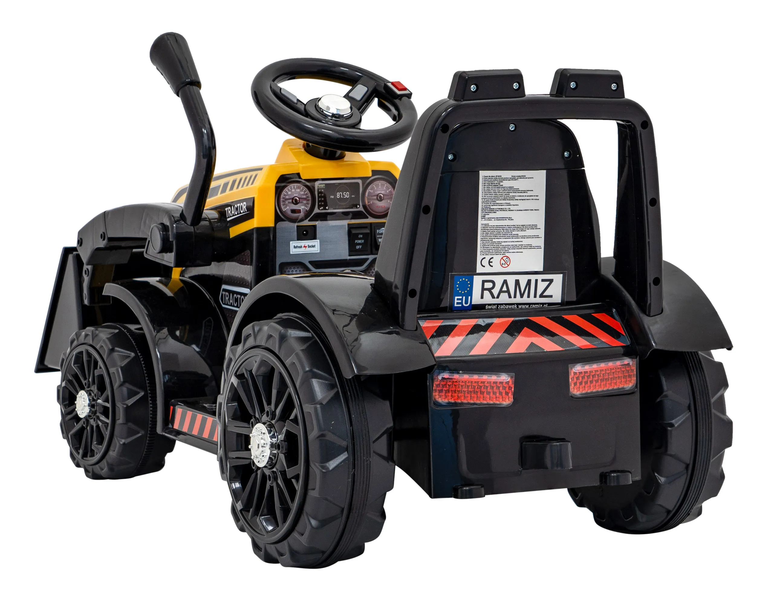 bager/traktor g320 na akumulator, žuti - slika 6
