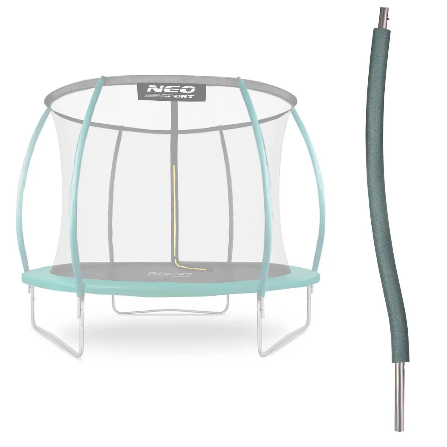 Neo-Sport donji stup za trampolin tip C – zeleni, kompatibilan s modelima 8–14 ft - Pribislavec