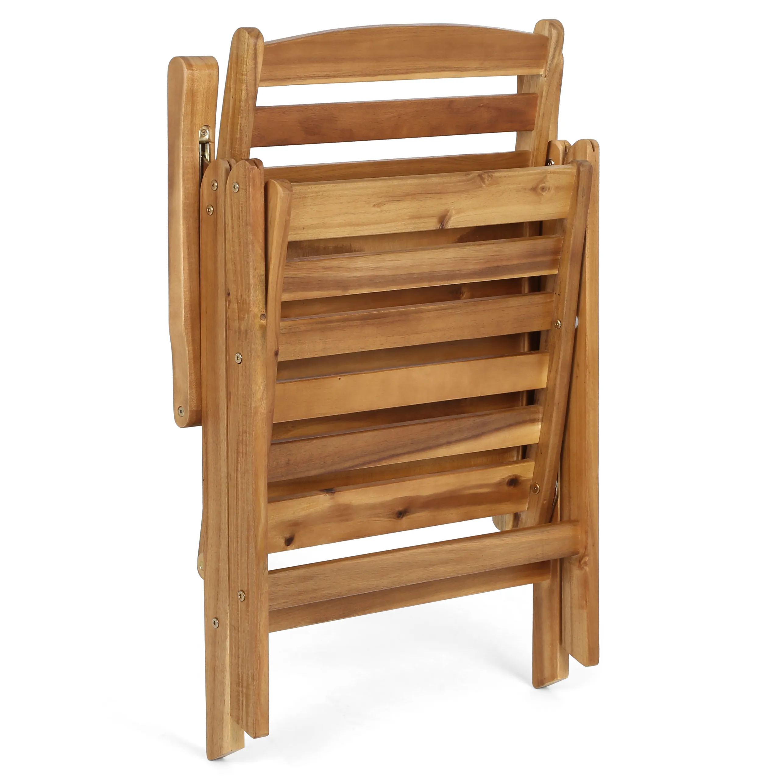ovalni set namještaja acacia 165+50+50 cm 10+1 - slika 9