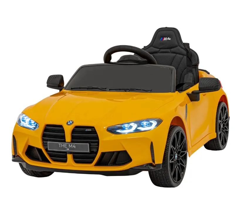 automobil bmw m4 na akumulator žuti - slika 6