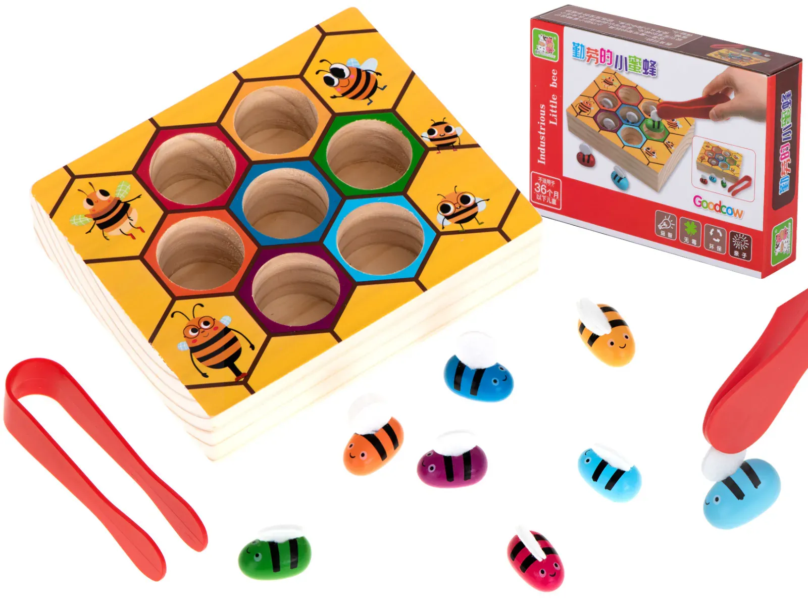 montessori obrazovna igra pčelinje saće - slika 2