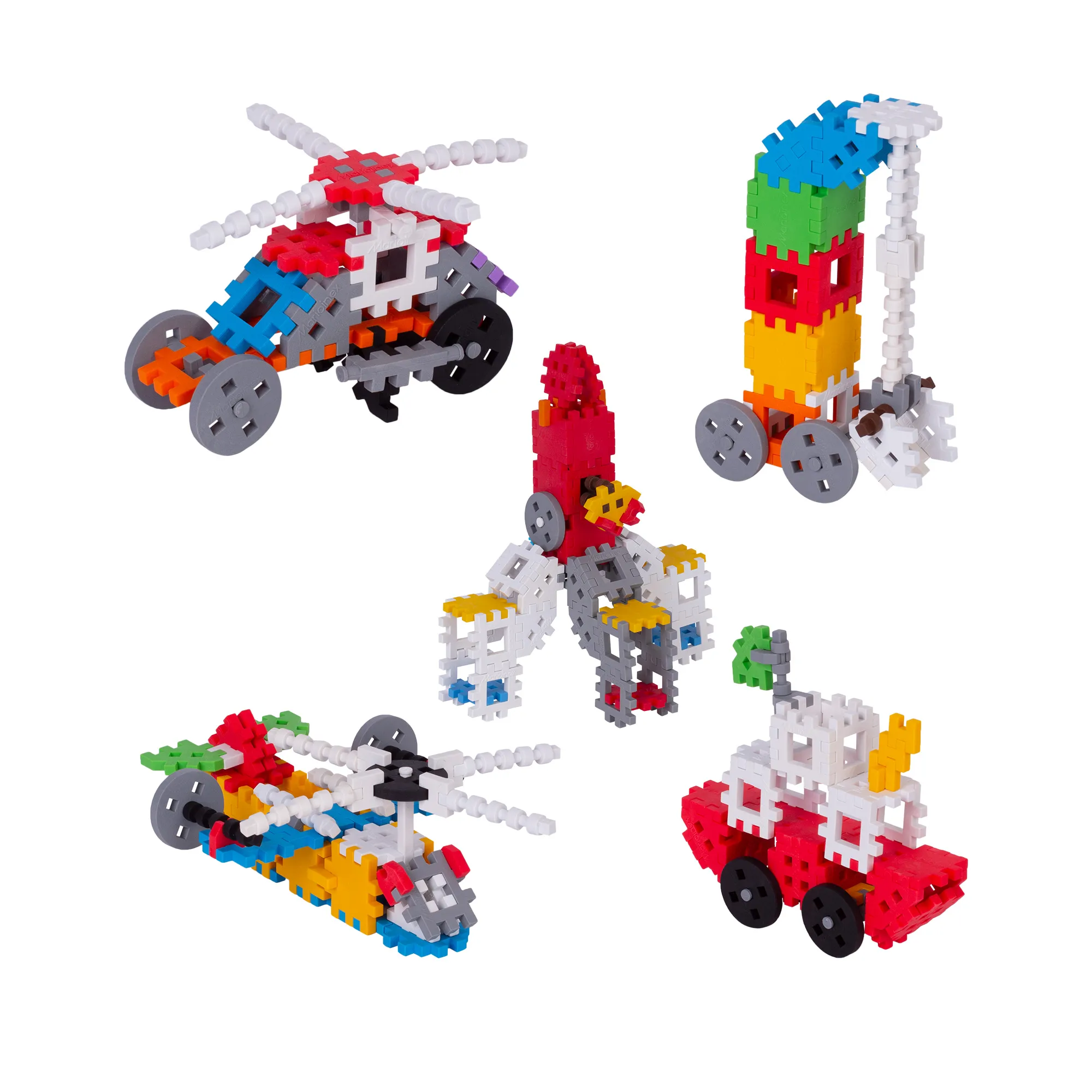 marioinex set mini waffle konstruktor 500kom. - slika 6