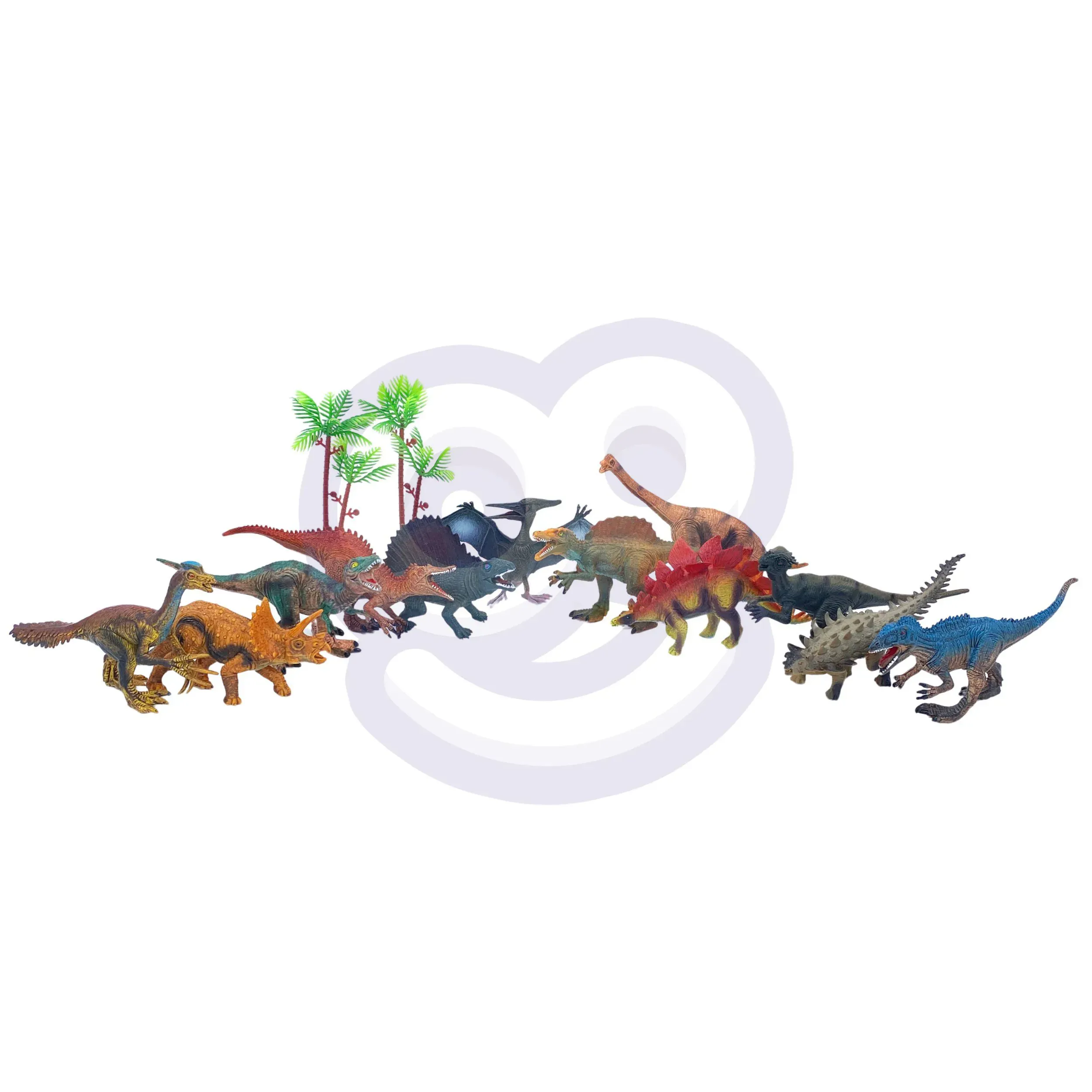 woopie set figurice dinosaura xl 13 el. + podloga - slika 3