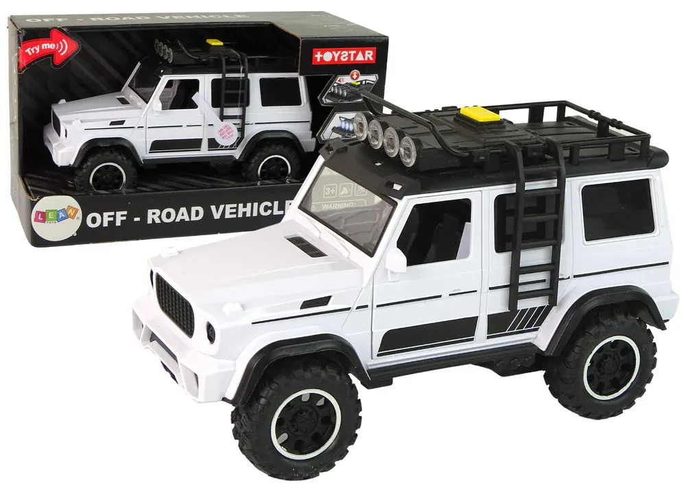 toystar off-road auto na frikcijski pogon bijeli - slika 2