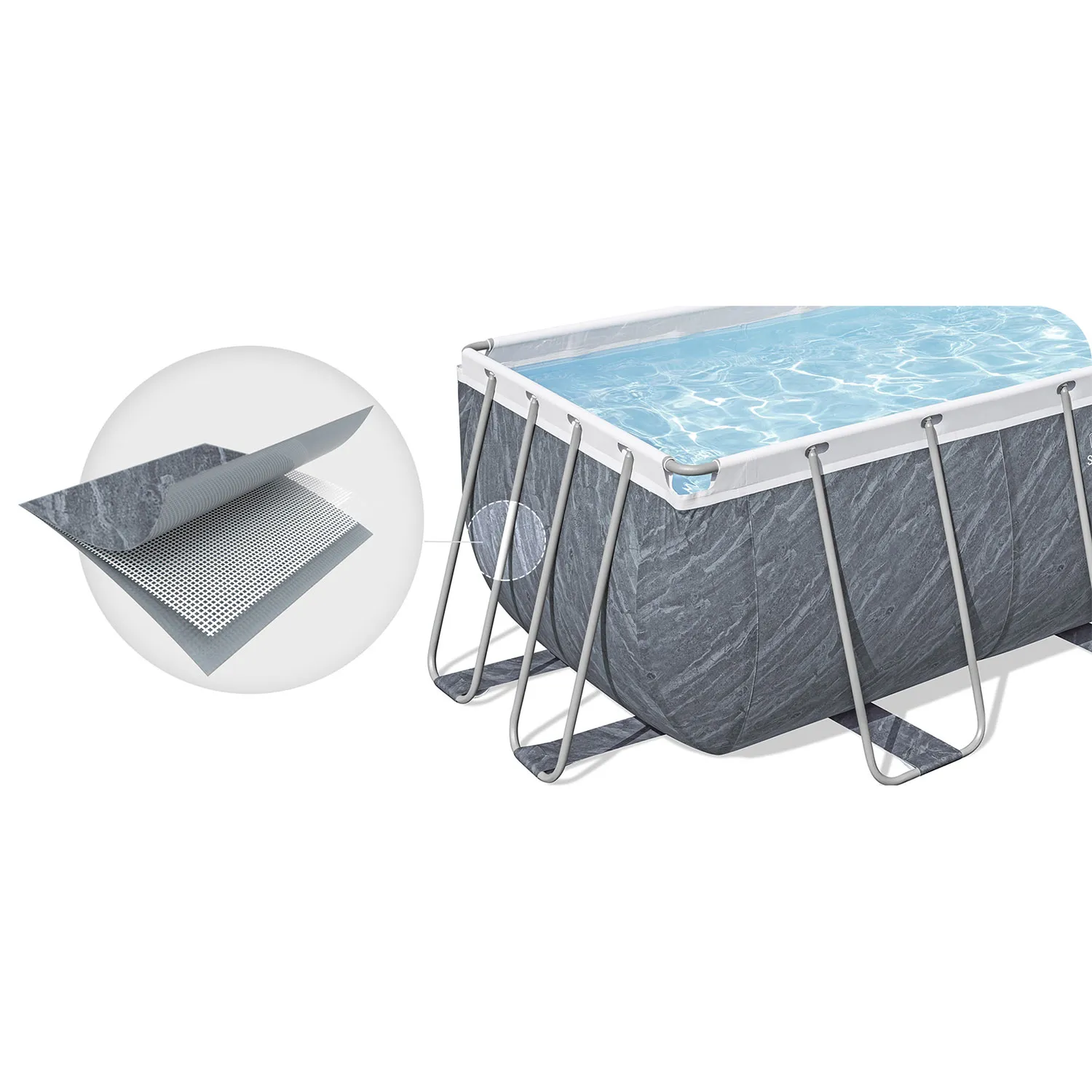 bestway okvirni vrtni bazen 412 × 201 × 122 cm – set 11u1, model 56722 - slika 3