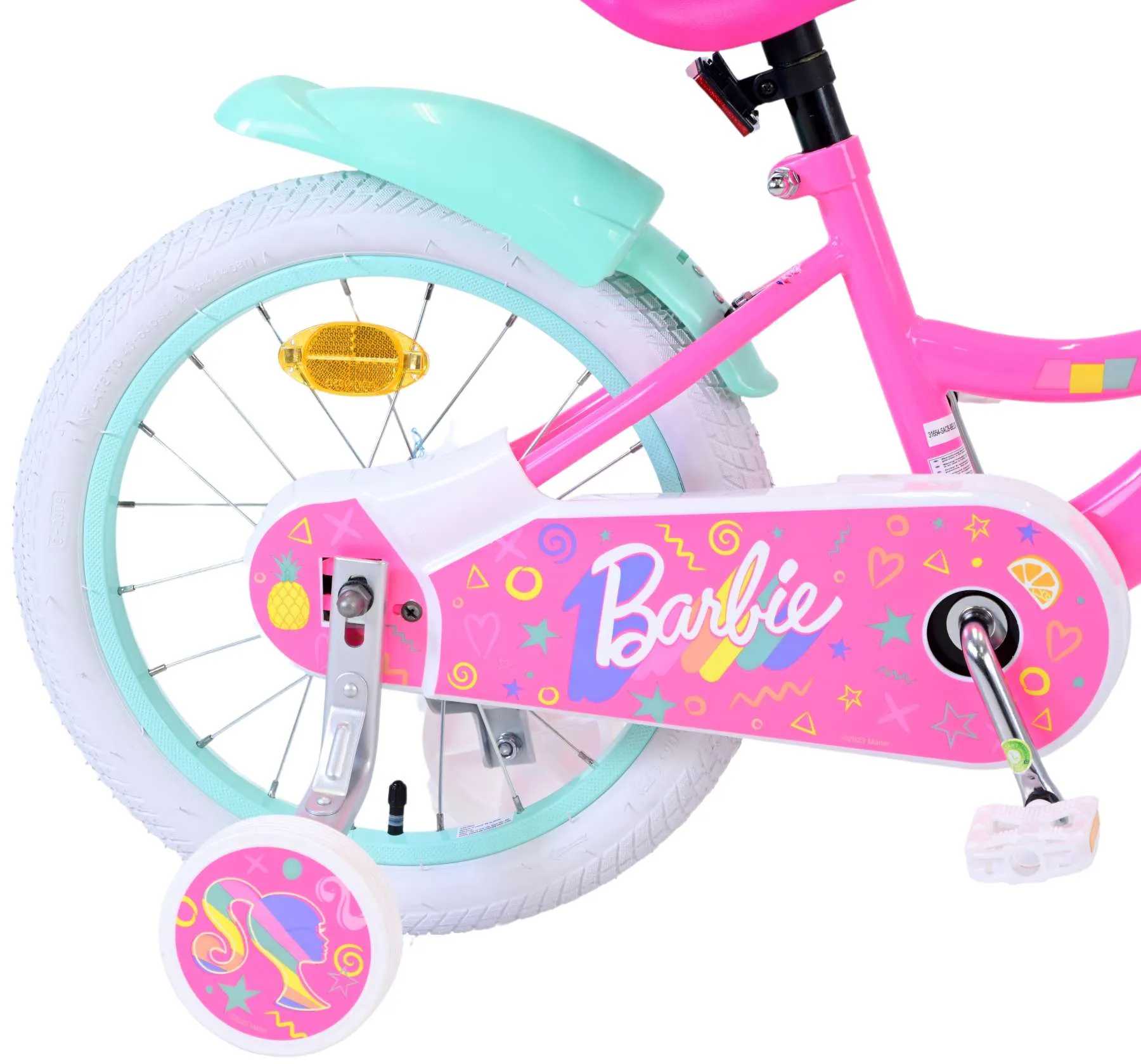 dječji bicikl barbie 16" roza - slika 4