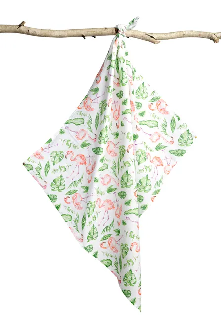 sensillo muslin pelena 70x80cm flamingo - slika 3