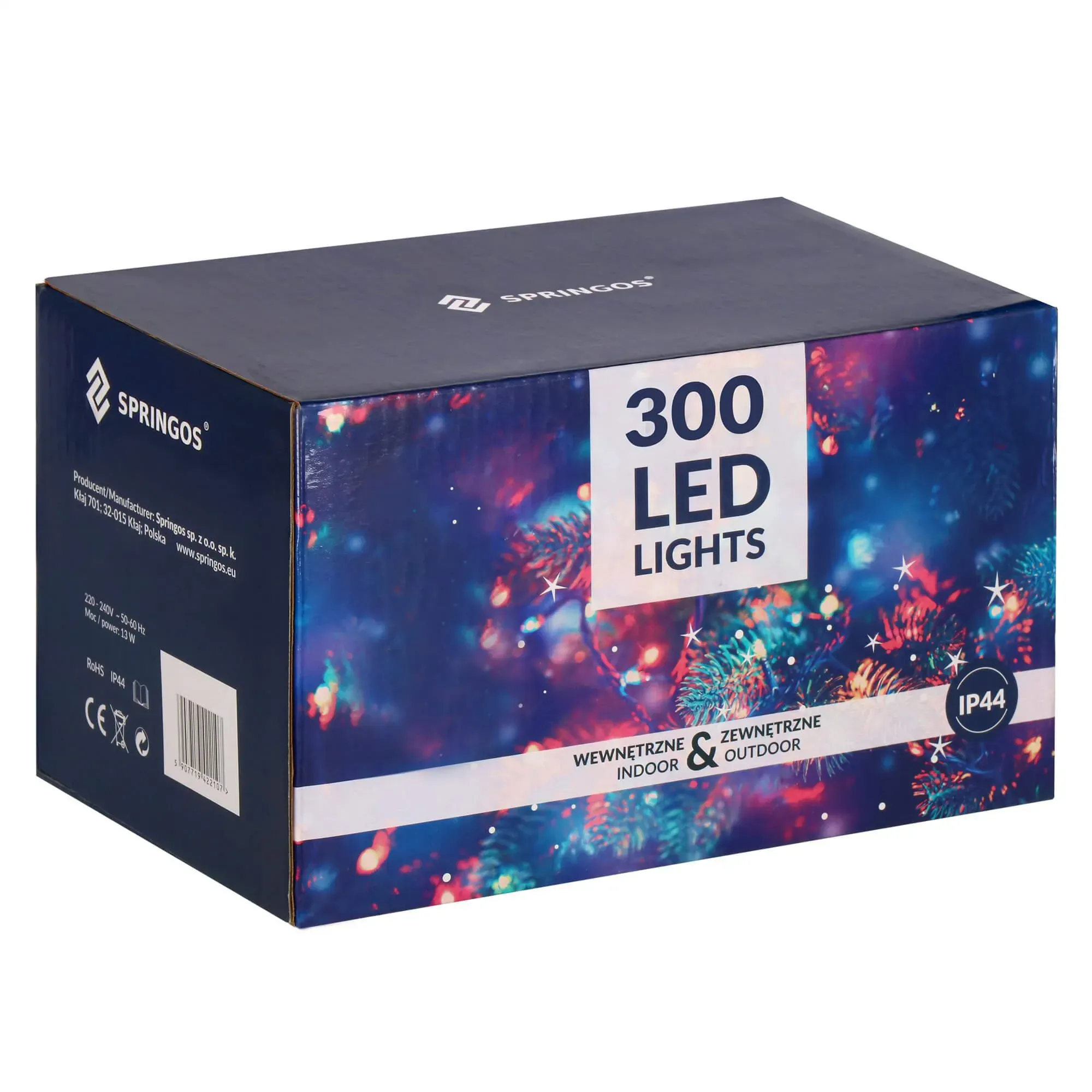 springos set božićnih lampica, 300 led,19,5 m , plava - slika 2