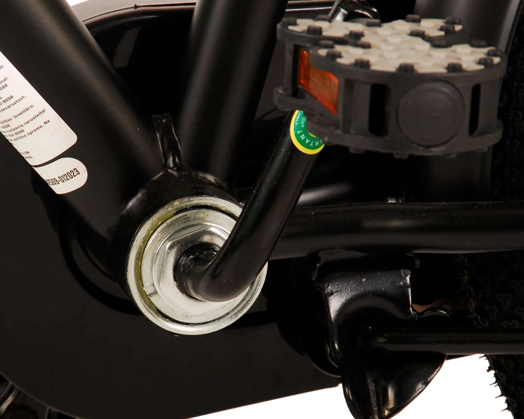dječji bicikl volare thombike 16" s dvije ručne kočnice crno-zeleni - slika 16