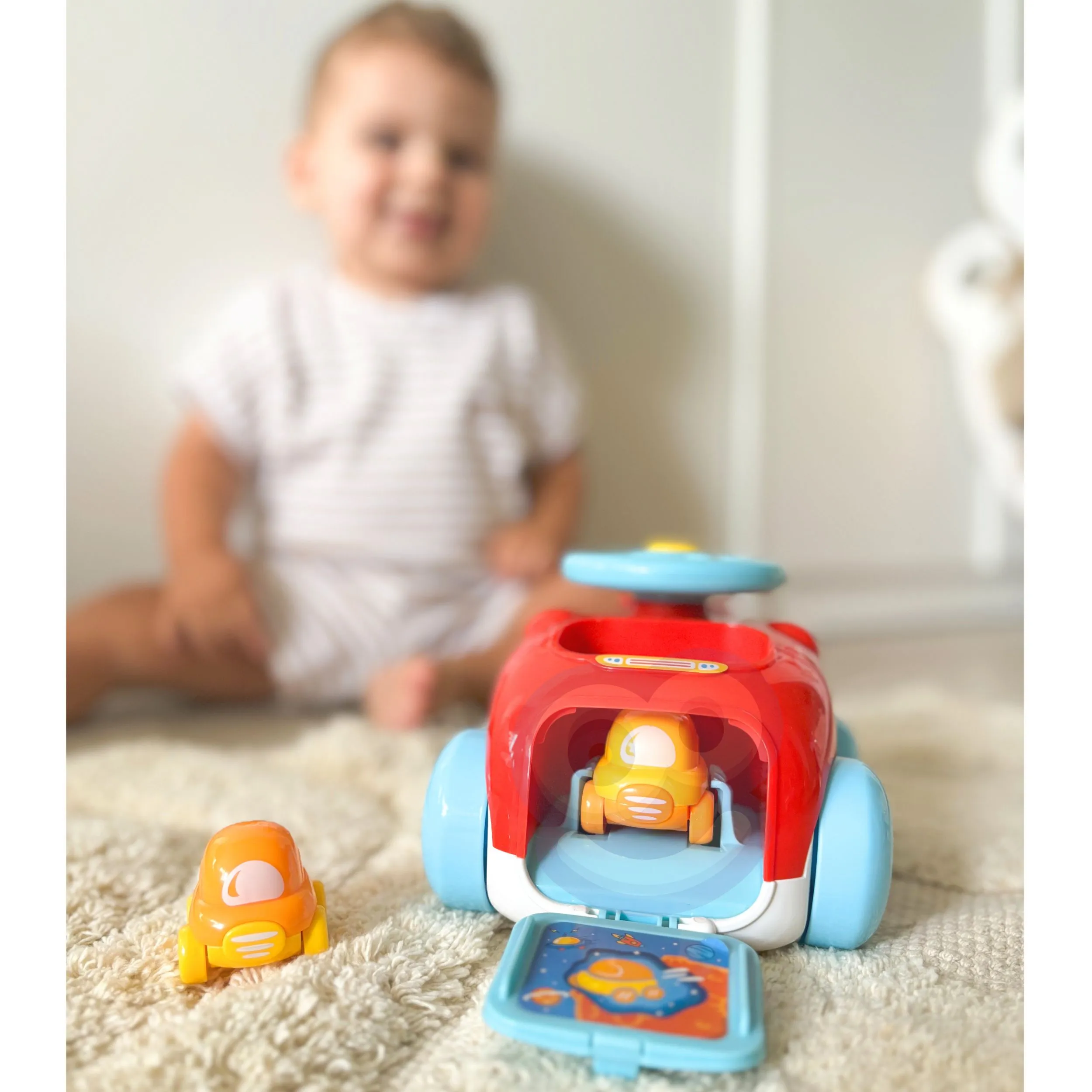 woopie baby katapult za bacanje autića - slika 3