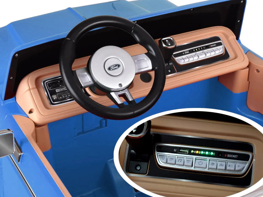 automobil na baterije s dva sjedala, klasični ford bronco kamionet pa0338 - slika 9