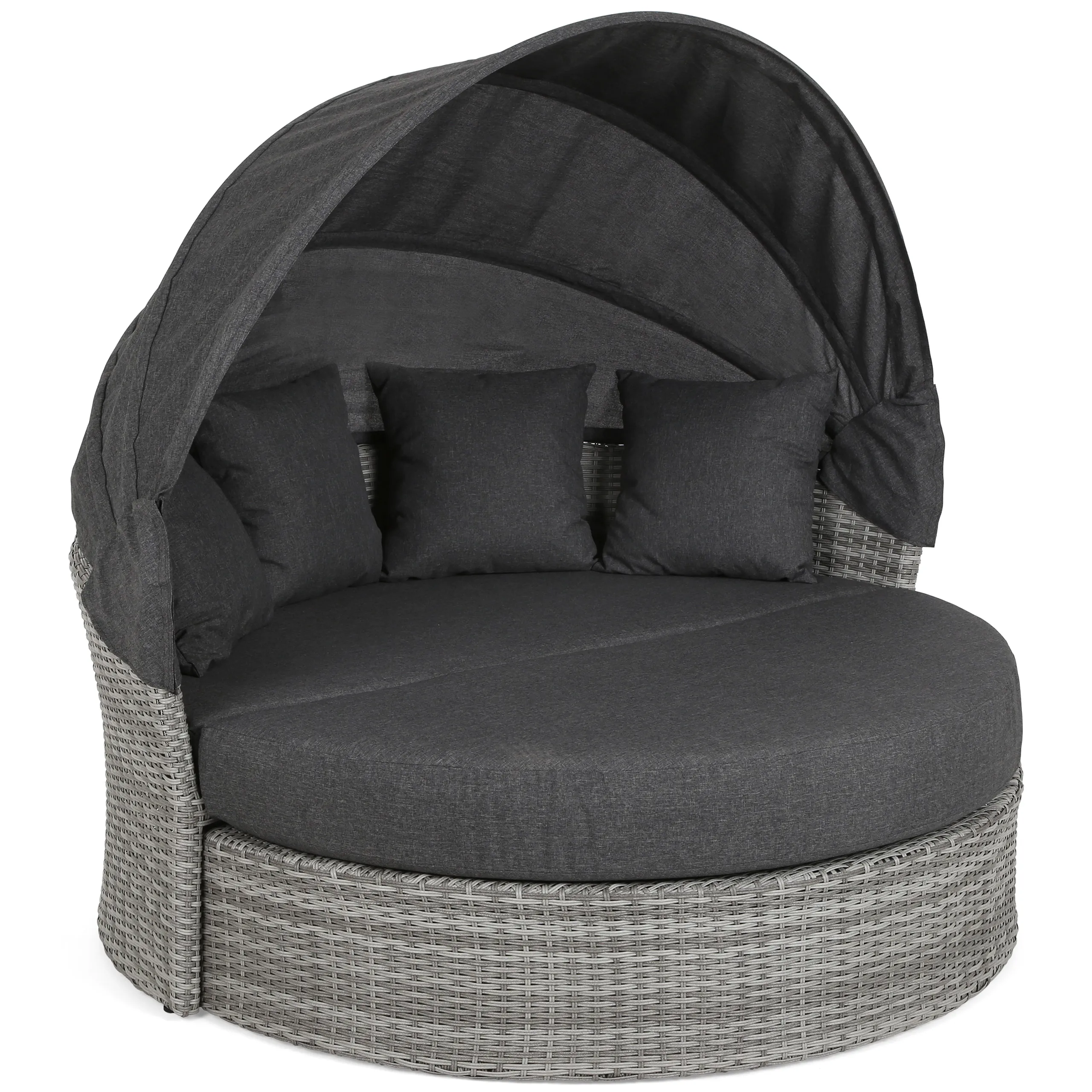 sofa sydney svijetlosiva / siva melanž - slika 3