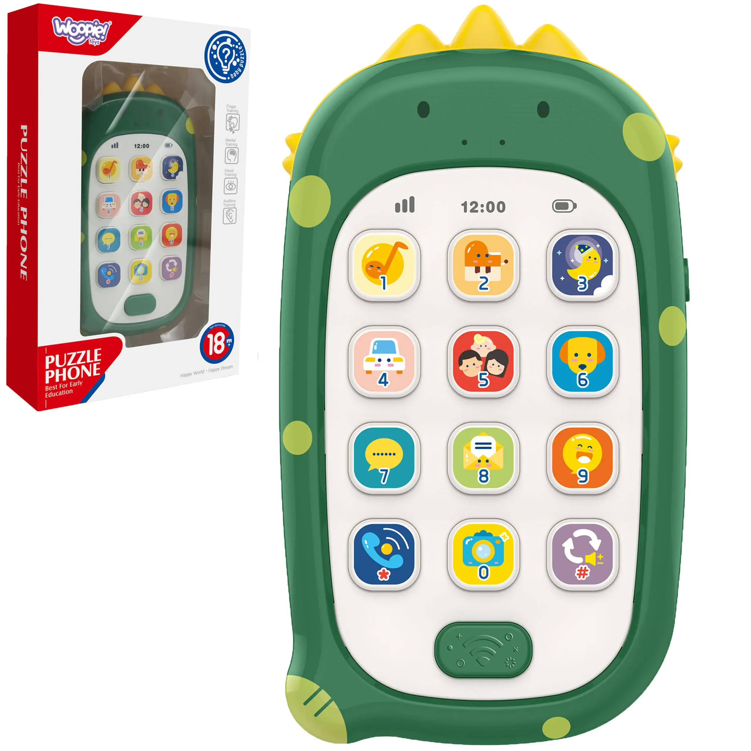 woopie baby interaktivni mobilni telefon sa zvukovima - slika 2