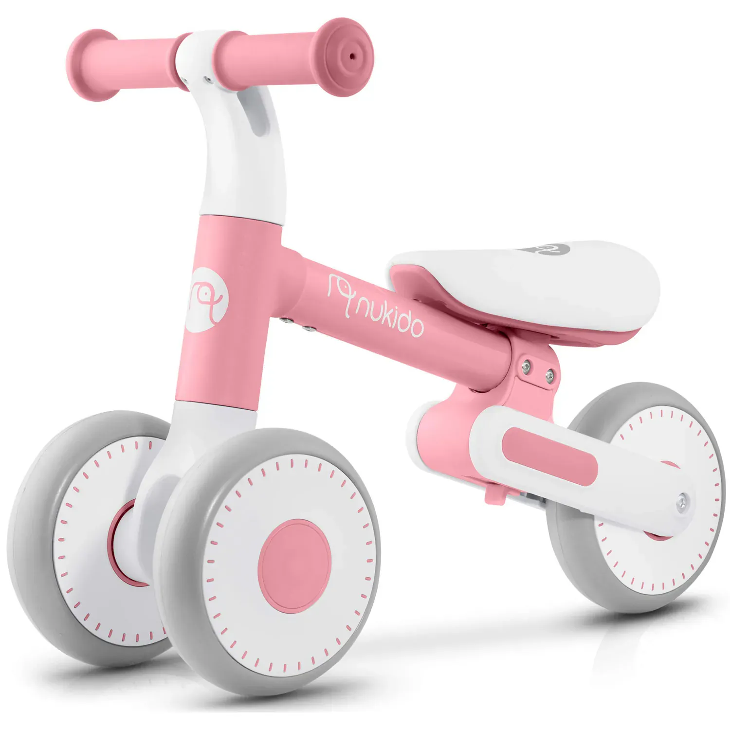 nukido bicikl za ravnotežu za djecu, pink - slika 2