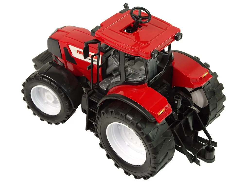 traktor s prikolicom crveno - žuti 50cm - slika 5