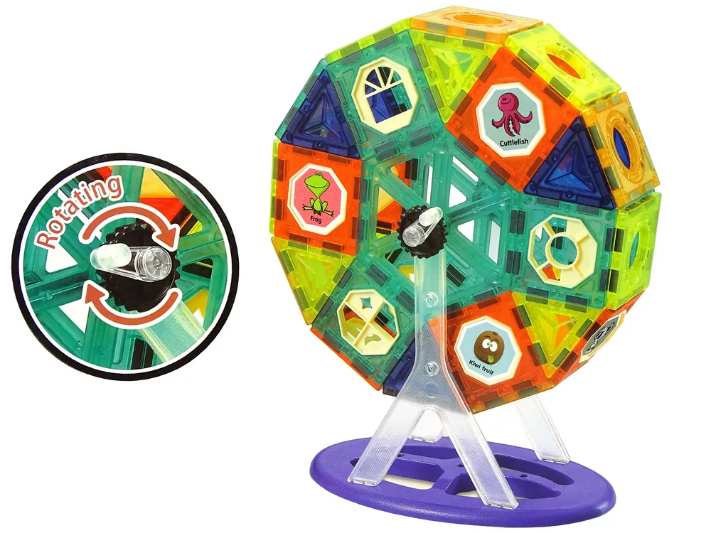 magnetne kocke 3d vrtuljak 71 elemenata - slika 4