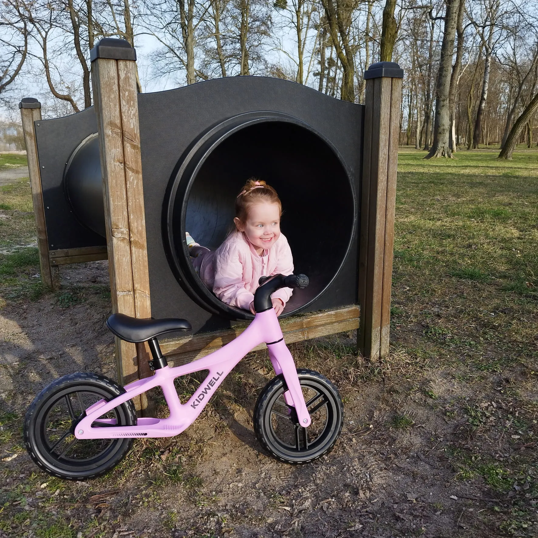 kidwell jogo dječji bicikl bez pedala, rozi - slika 12