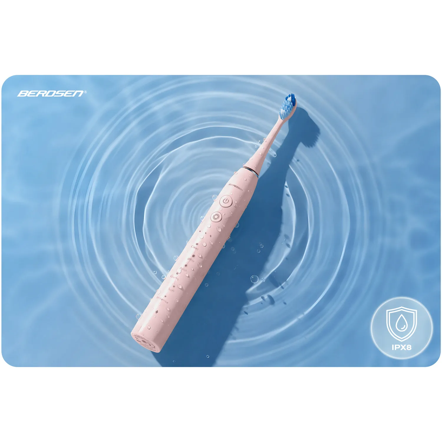 berdsen galaxy sonic četkica za zube roza - slika 4