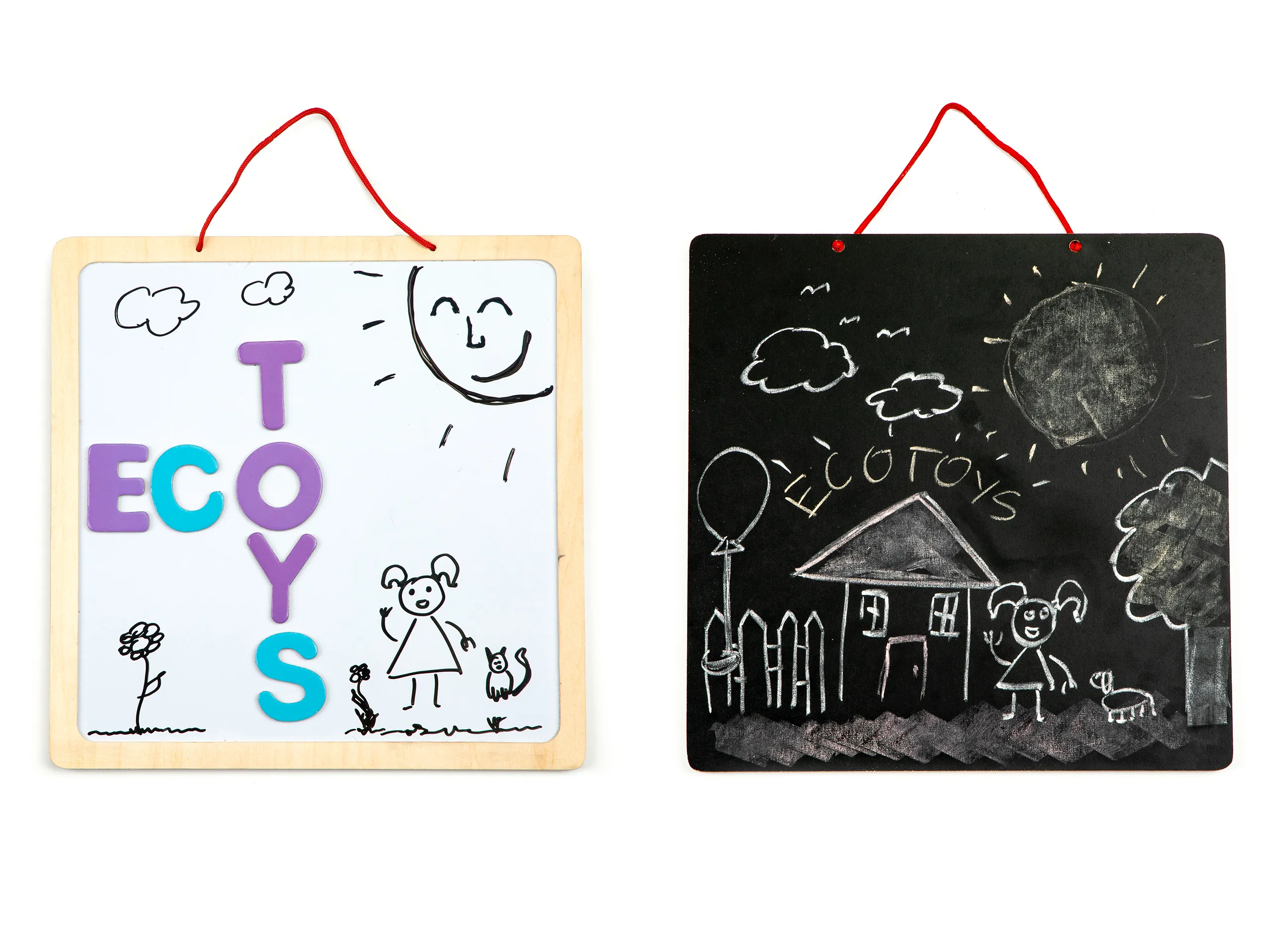 ecotoys 3u1 edukativna ploča s magnetnim slovima - slika 5