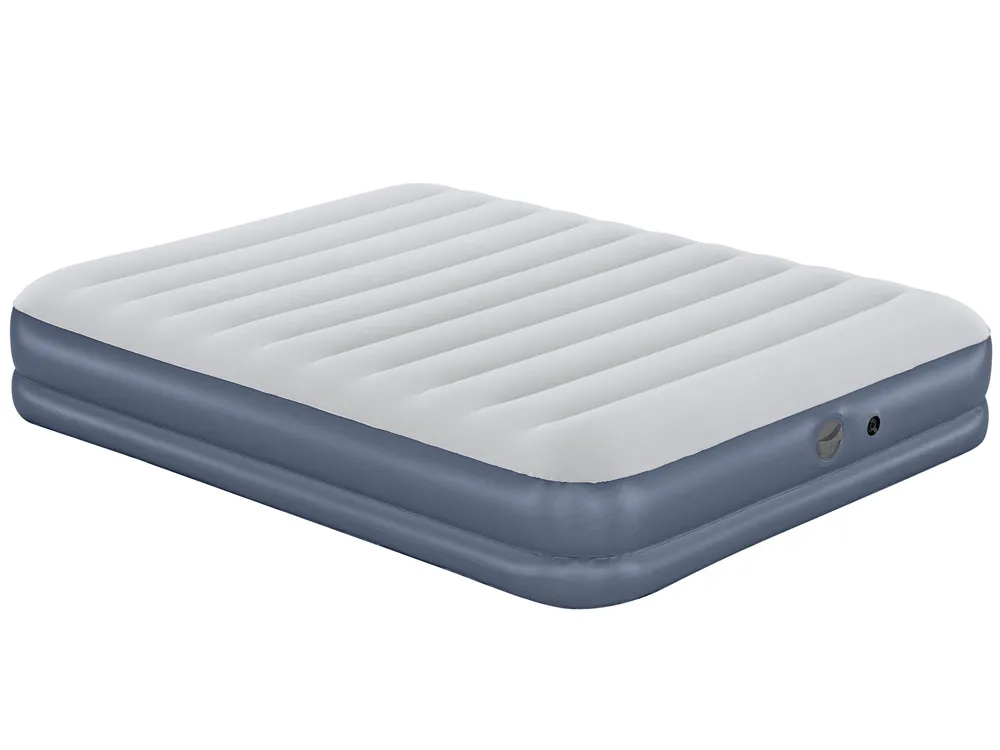 bestway madrac na napuhavanje queen tritech s pumpom 6716t 203x152x36cm - slika 3