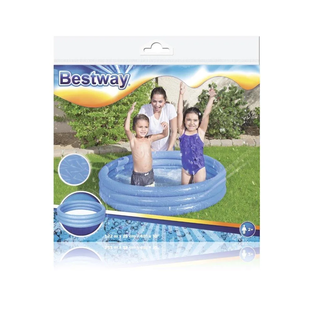 bestway bazen na napuhavanje 51025 - plavi 122×25cm - slika 6