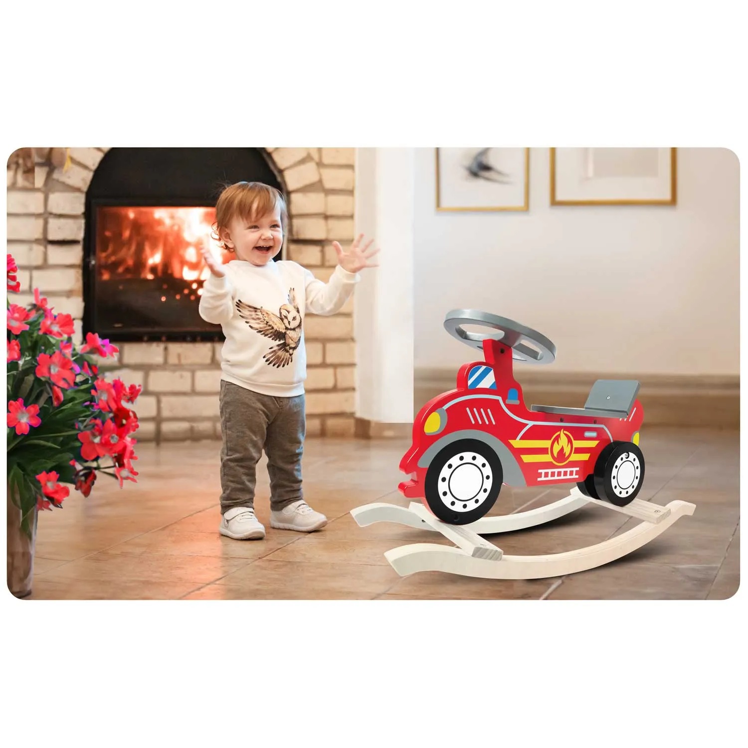 ricokids automobil za ljuljanje vatrogasci - slika 10