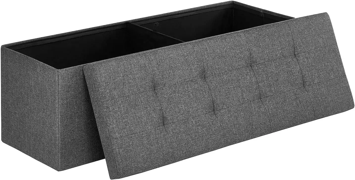 tabure 110 x 38 x 38 cm, tamno sivi - lsf77k - slika 2