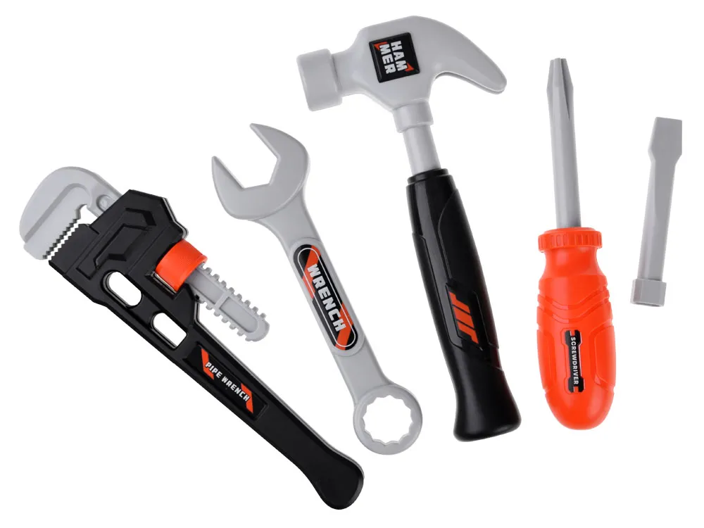 veliki set alata diy sivo-narančasti - slika 6