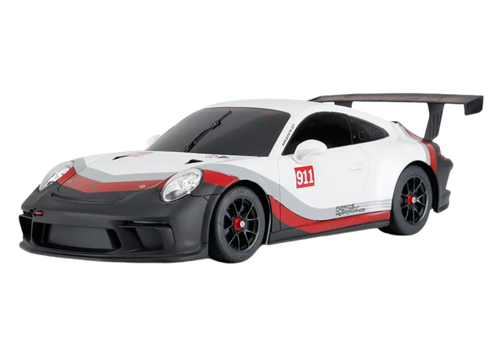 rc automobil 1:18 rastar porsche 911 gt3, bijelo-sivi - slika 3