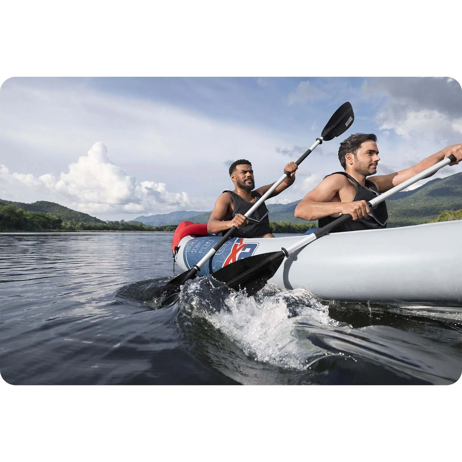 kajak na napuhavanje lite rapid x2 321 x 88 cm bestway 65077 - slika 9