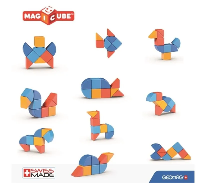 geomag magicube set životinja u 3 oblika, 9 kom - slika 4