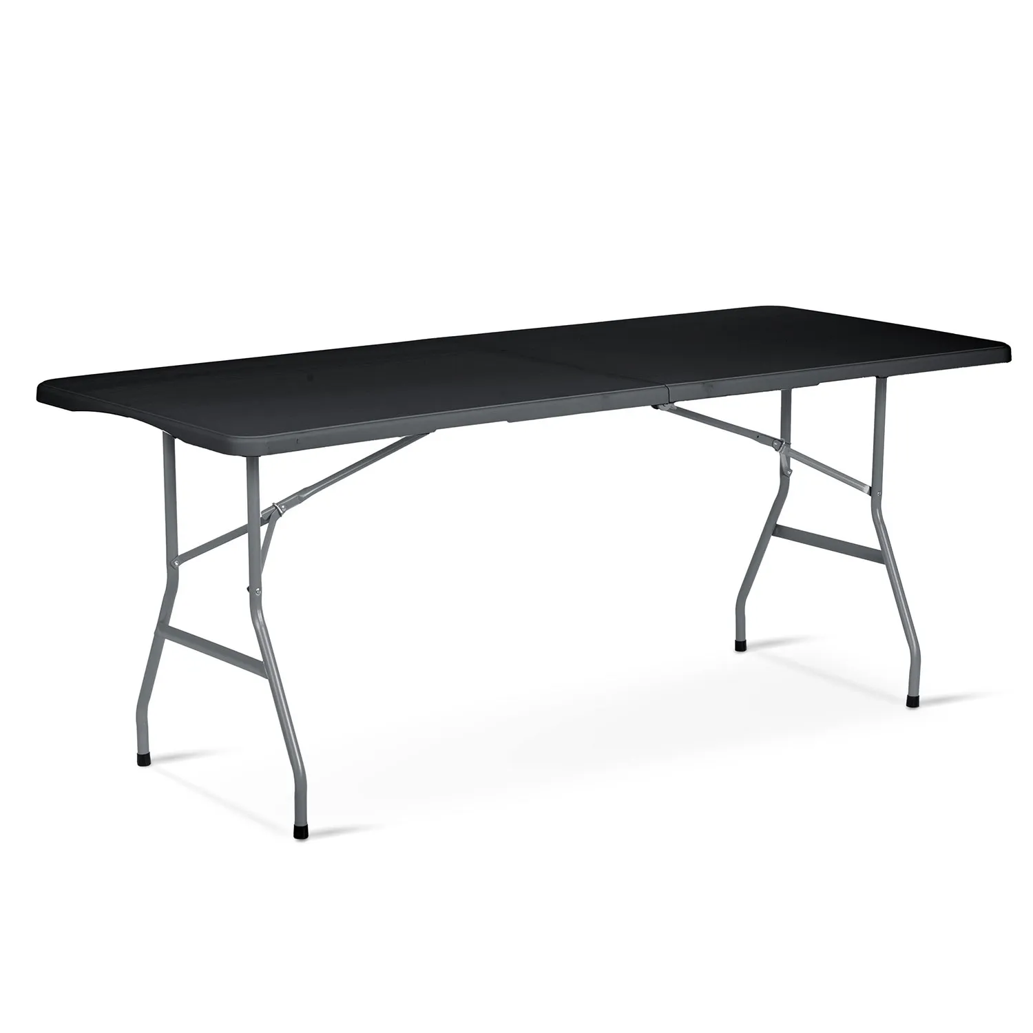 sklopivi vrtni ugostiteljski stol 180 cm plonos crni - slika 3