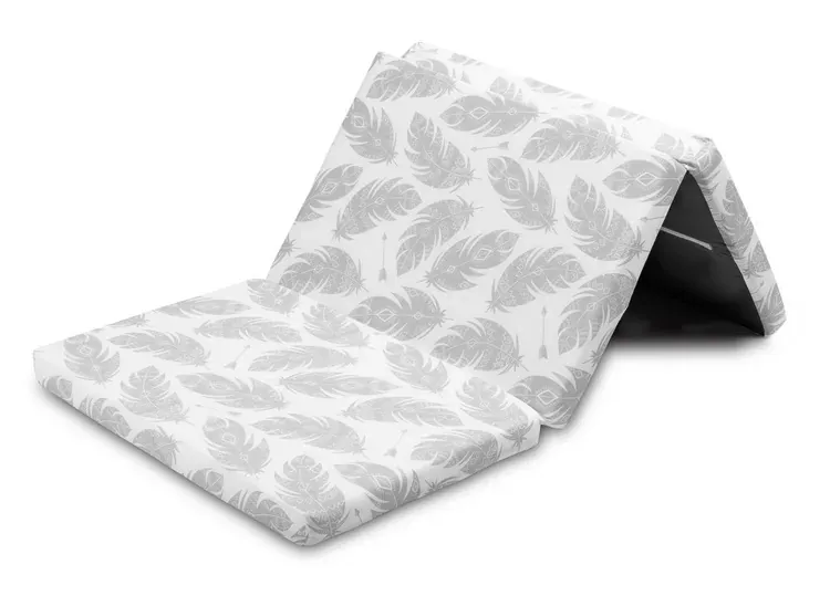 sensillo sklopivi madrac 120x60cm bijelo perje - slika 2