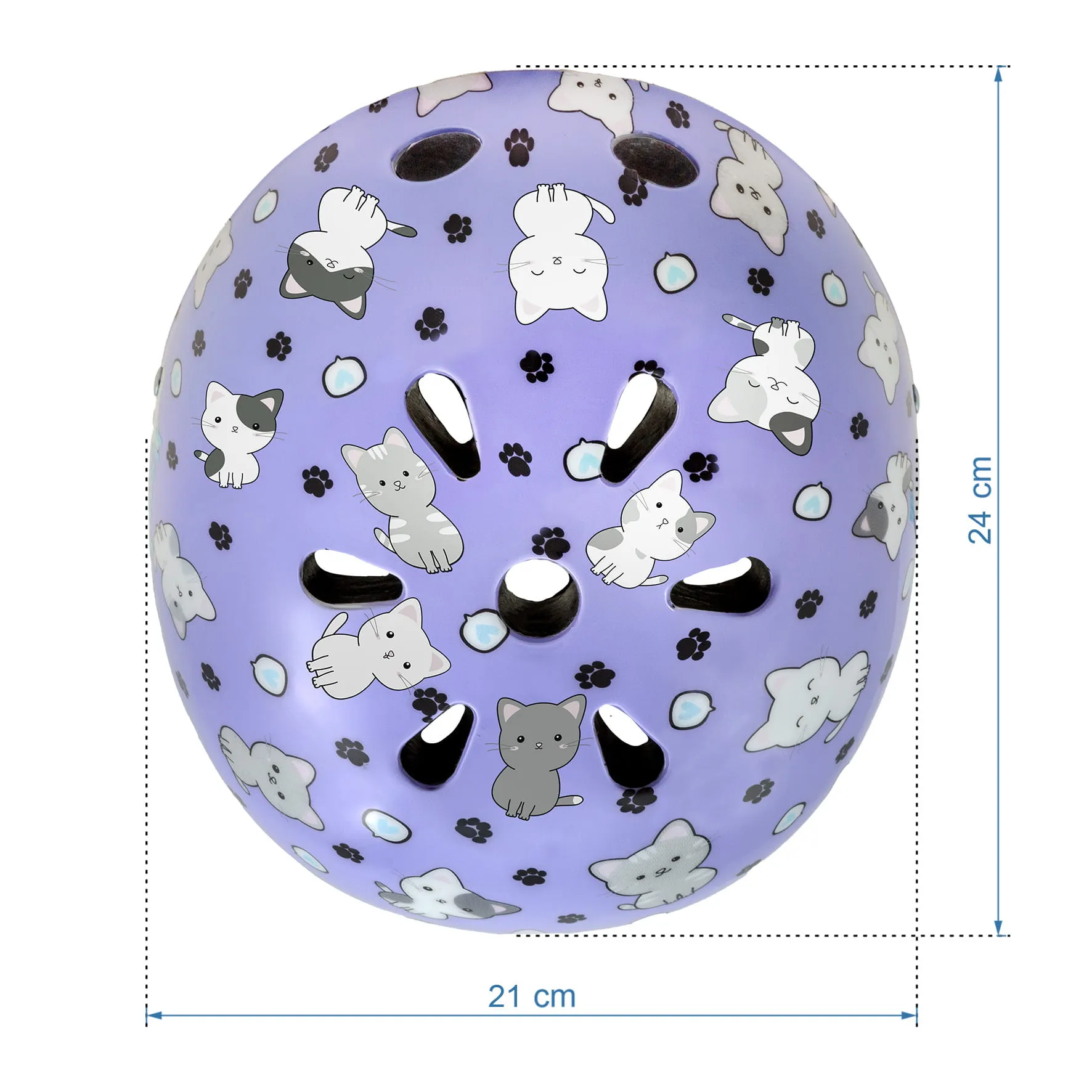 zaštitna kaciga orix plus kitty m 52 do 56 cm - slika 11
