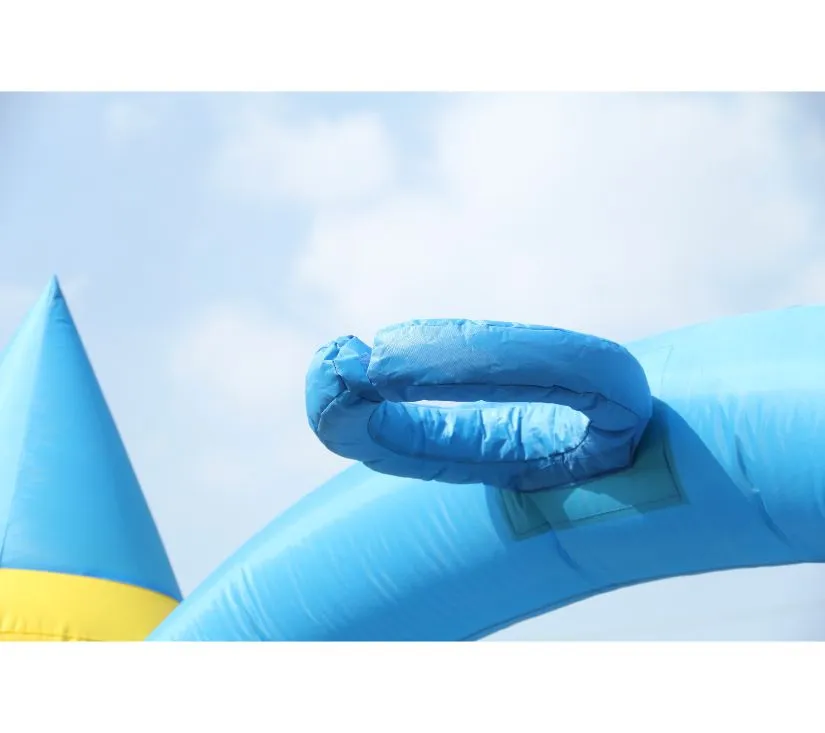 happy hop dvorac na napuhavanje activity s duplim toboganom - slika 8