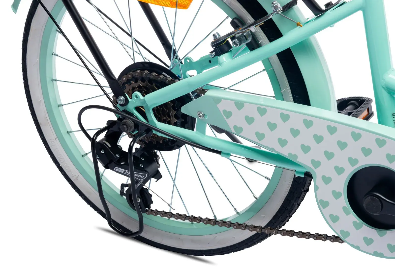 dječji bicikl 20" heart bike tirkizni - slika 6