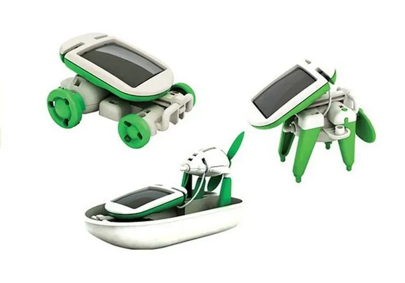 Montessori kreativni solarni robot 6u1 - Pribislavec