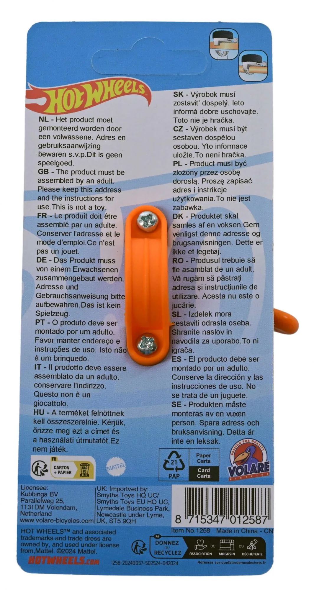 hot wheels zvono za bicikl - slika 4