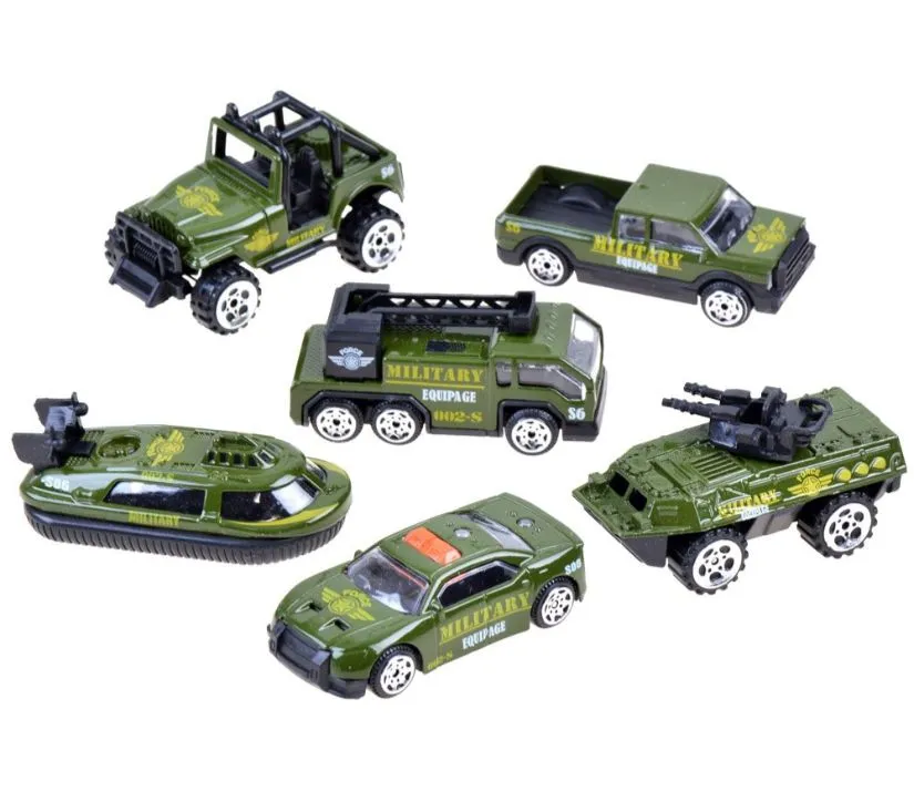 set 6 metalnih vojnih vozila - slika 3