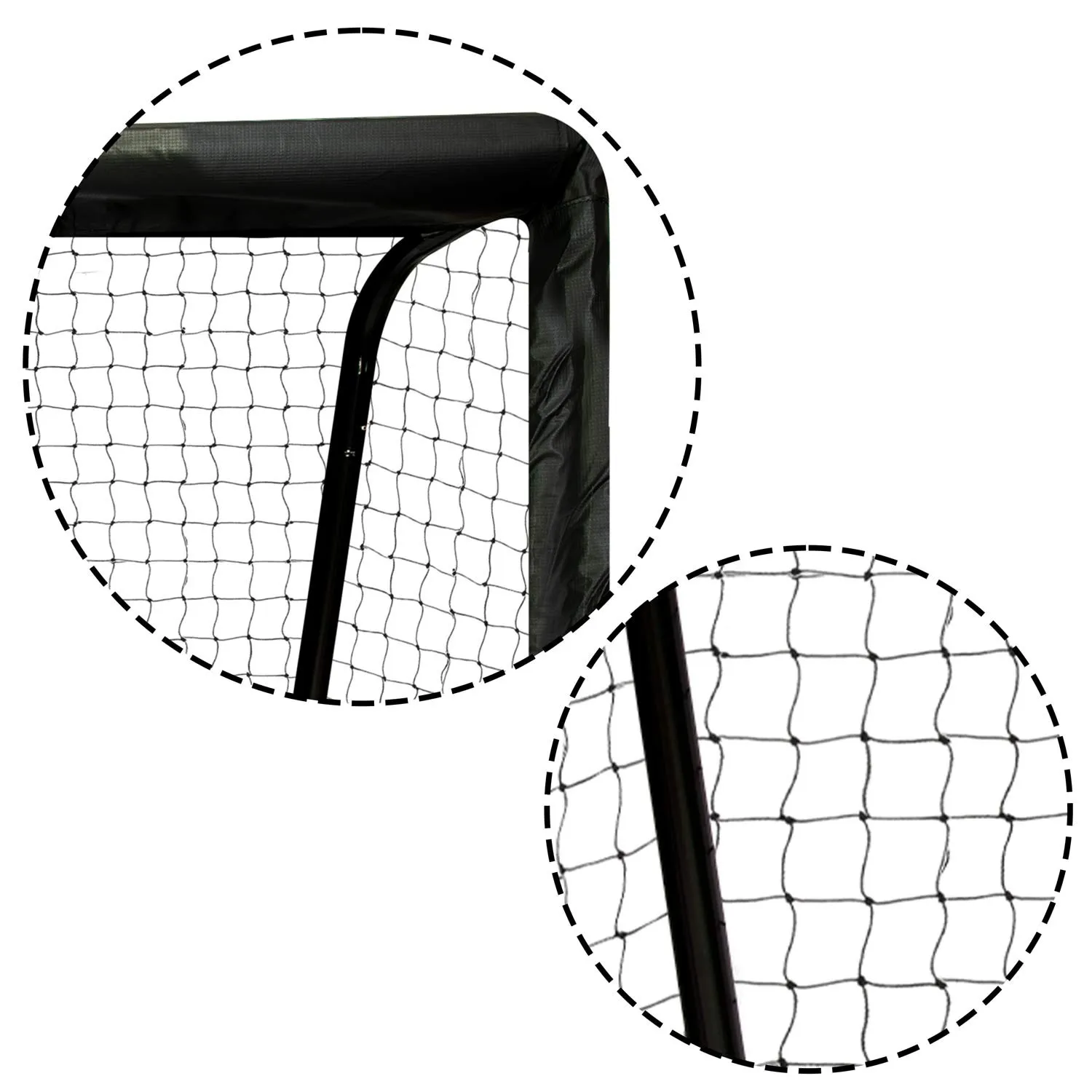 nogometni gol 180 x 120 x 60 cm ns-463 crno-crveni - slika 4