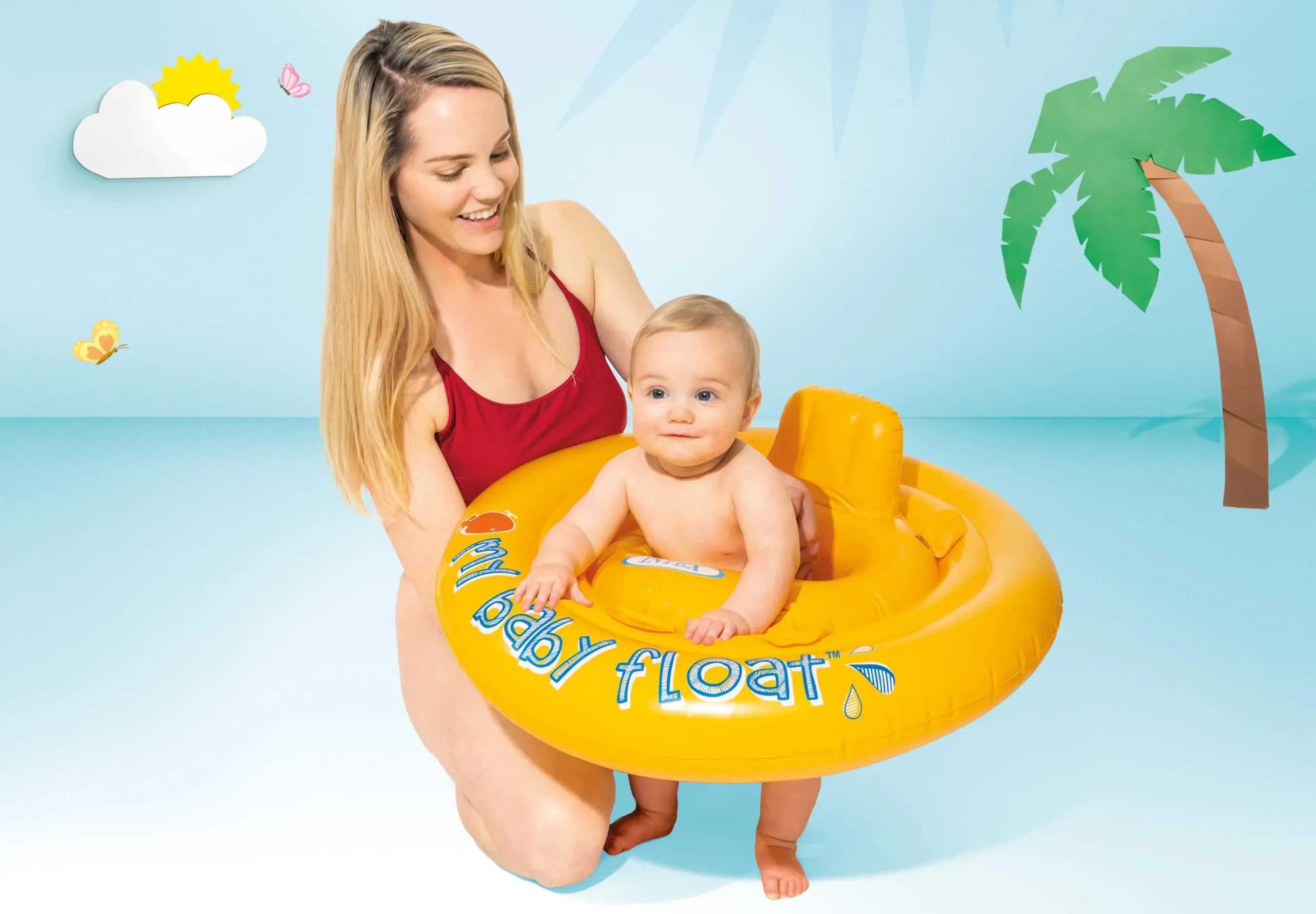 intex 56585 napuhujući baby float – sjedalo s naslonom za bebe - slika 4