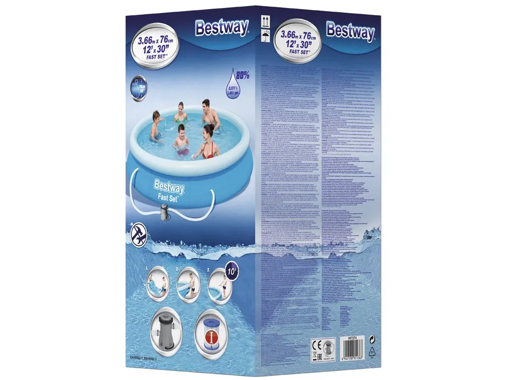 bestway bazen 366x76cm 57274 - slika 6