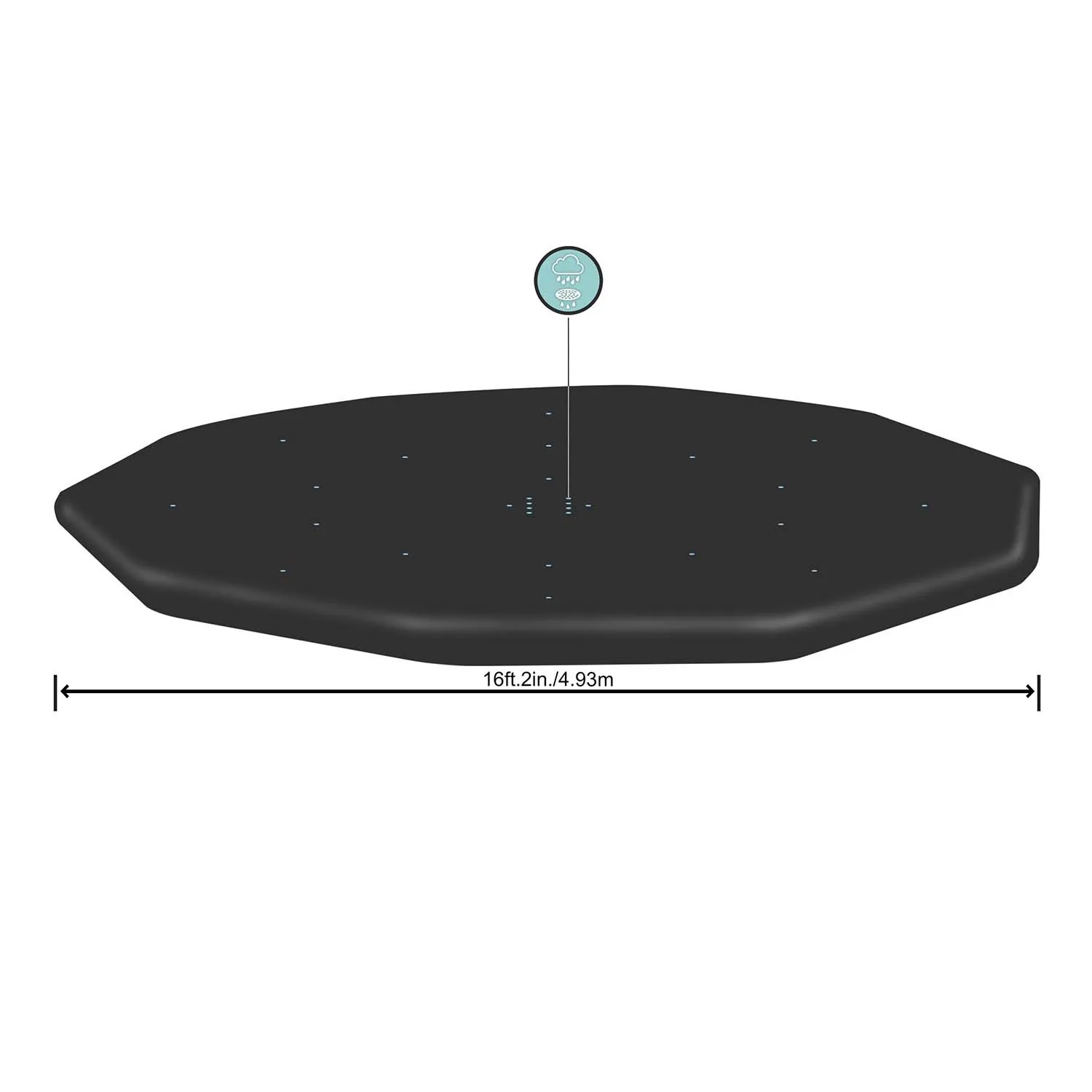 navlaka za bazen s okvirom od 488 cm - slika 9