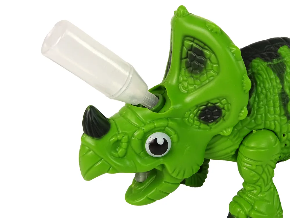 interaktivni dinosaur triceratops zeleni - slika 5