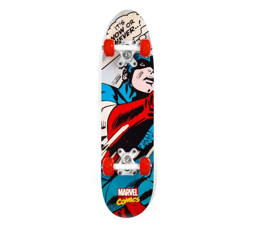 seven dječji drveni skateboard captain america - slika 5